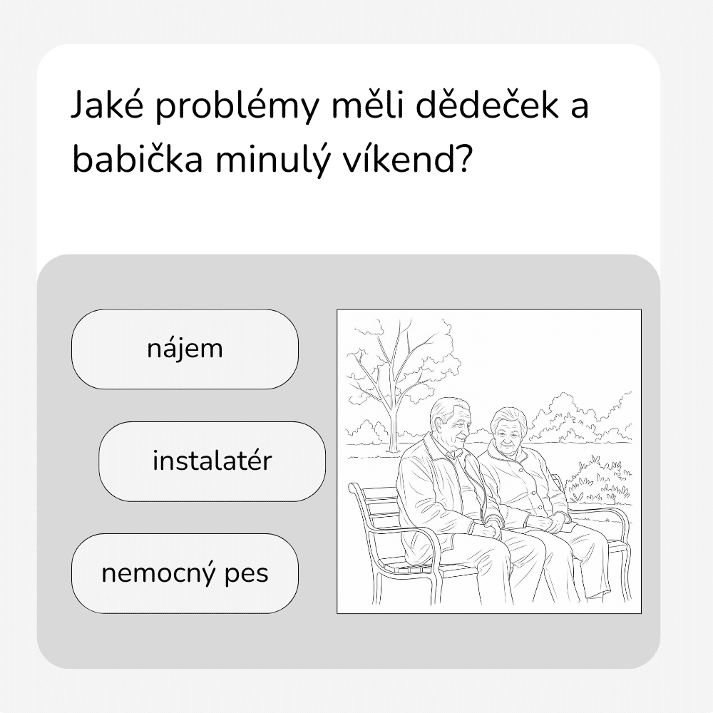 Old format of the A2 exam for permanent residence – speaking, task 3, monologue in the past tense.