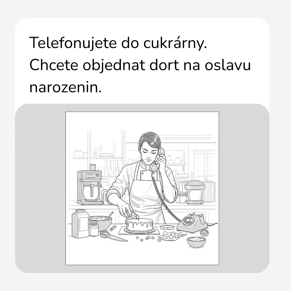 Old format of the A2 exam for permanent residence, 2026, speaking, task 2, formal dialogue.